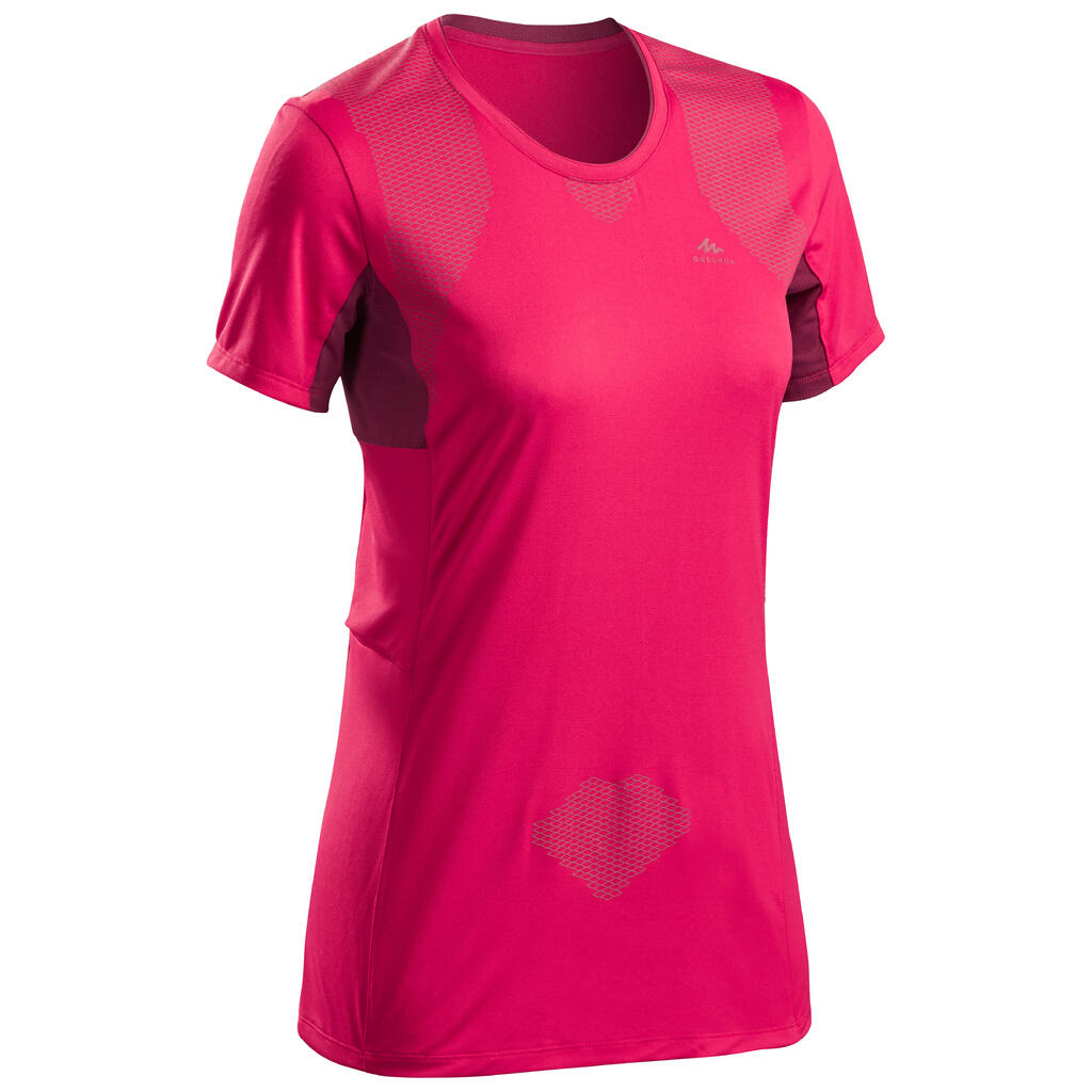 Trekkingshirt Trek 100 Damen blau