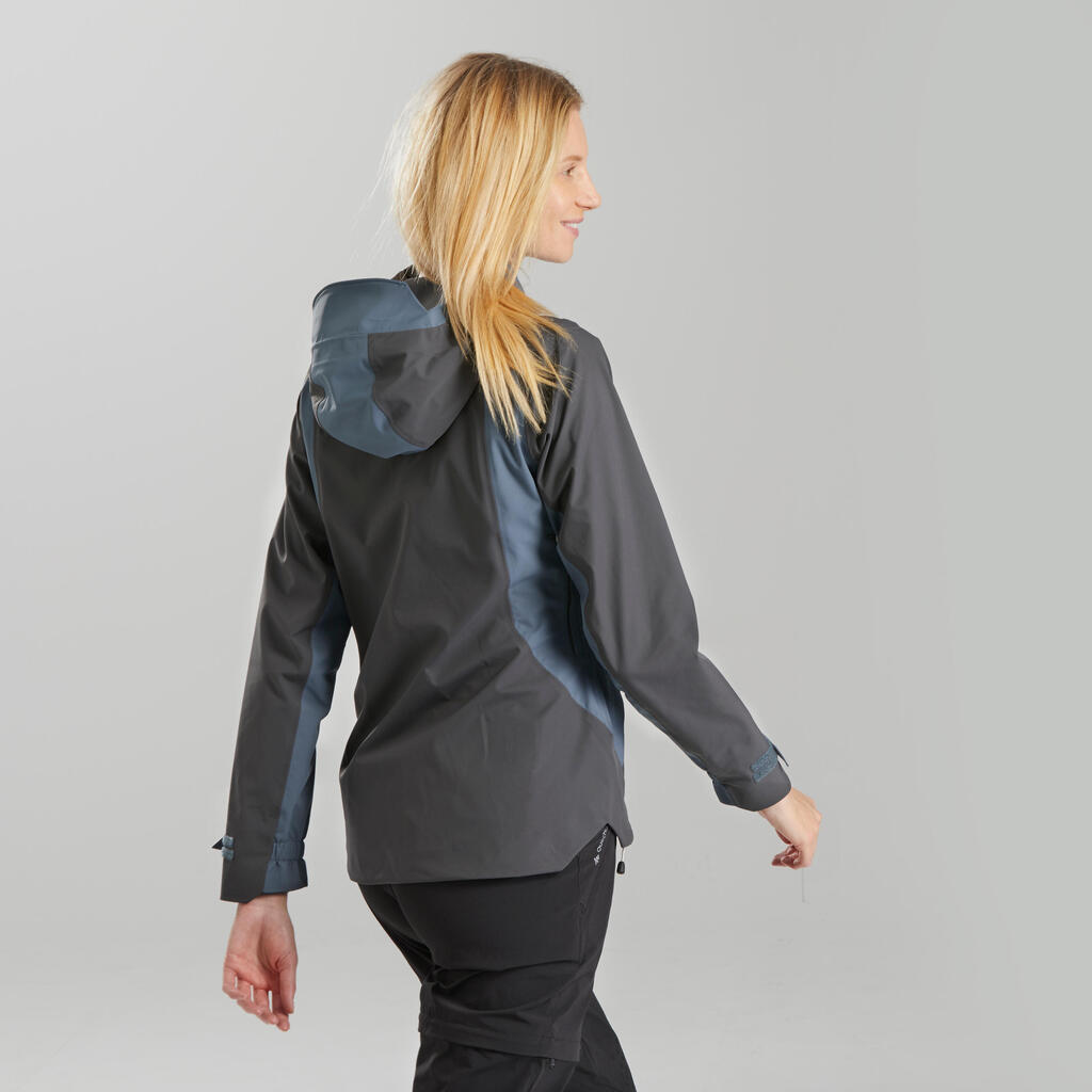 Wanderjacke Damen wasserdicht Bergwandern - MH500 rosarot 