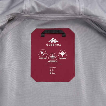 Women's Waterproof Mountain Walking Jacket - MH500