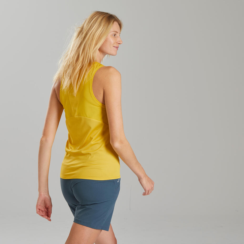 Wandertop Bergwandern MH500 Damen beige