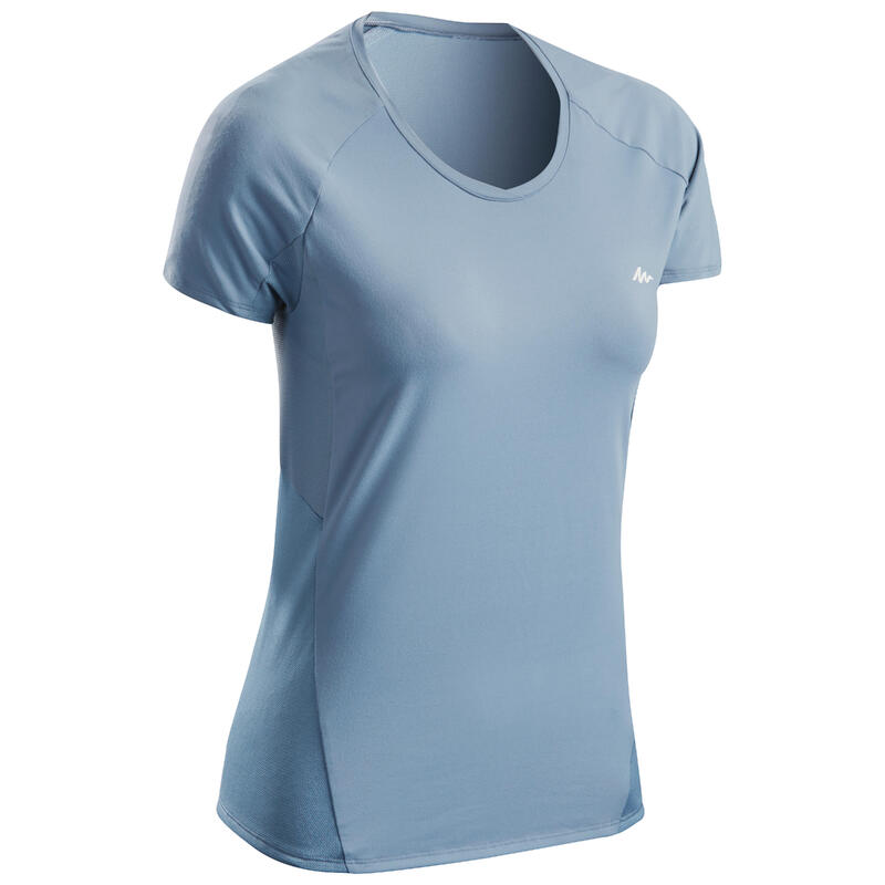 Tee-Shirt manches courtes de randonnée montagne - MH500 - Femme