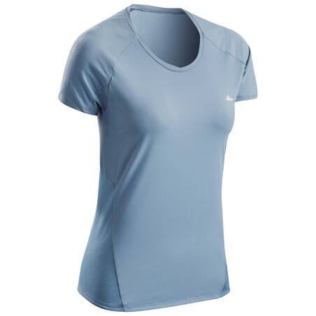 Women’s Mountain Walking Short-Sleeved T-Shirt MH500