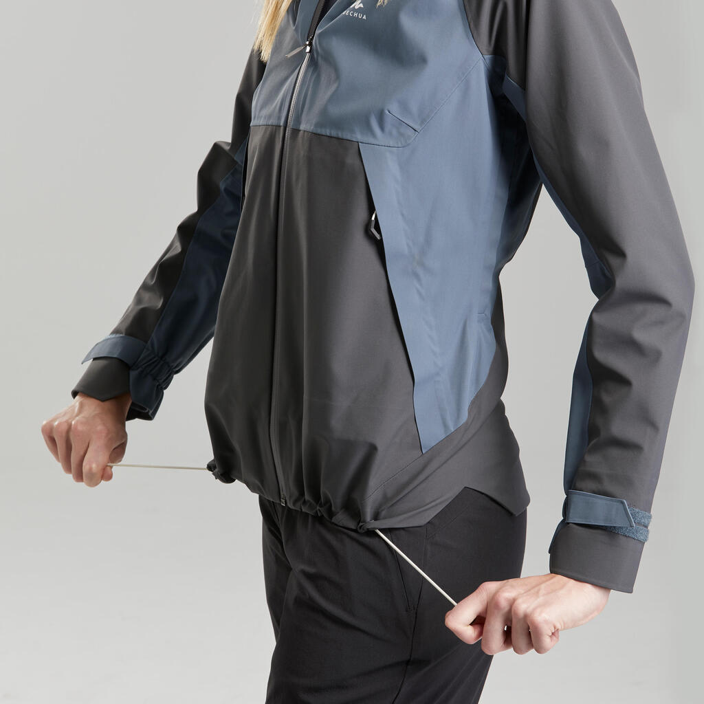 Wanderjacke Damen wasserdicht Bergwandern - MH500 rosarot 