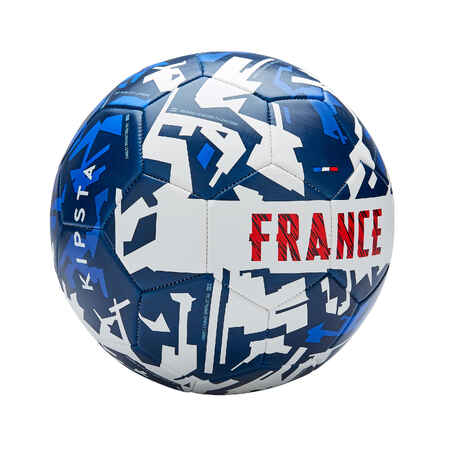 Nogometna žoga - velikost 5 - Francija 2022 - rdeča/bela/modra