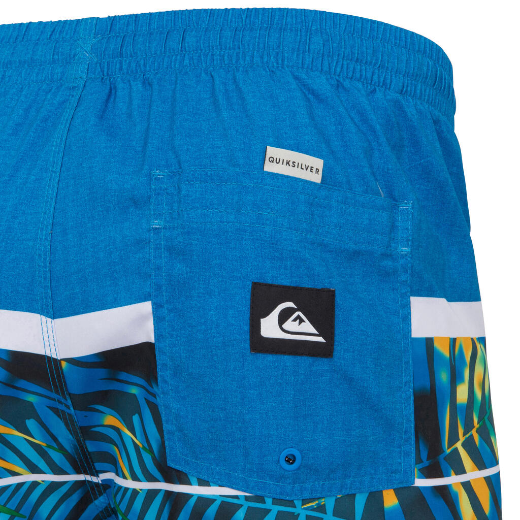 Plavo-cvetni muški šorts za kupanje Quiksilver