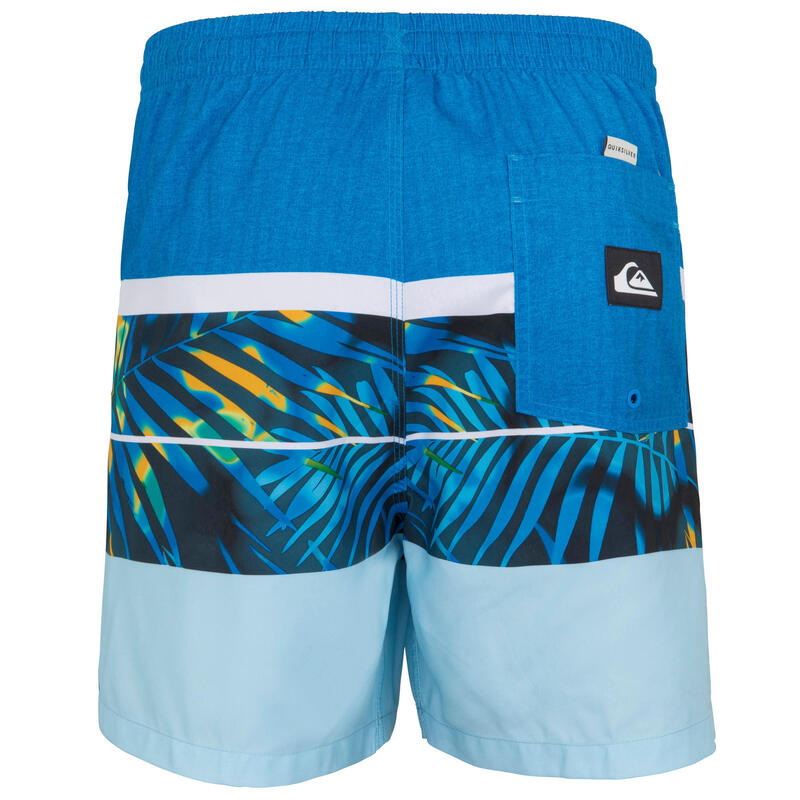 Férfi boardshort Quiksilver, Floral, kék