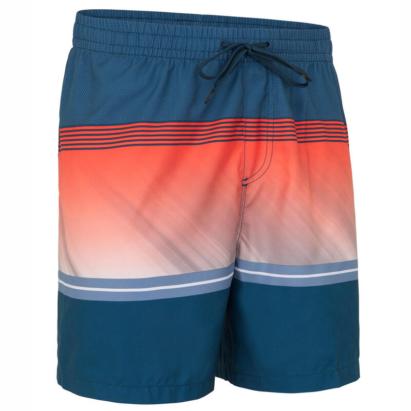 Férfi boardshort Quiksilver, csíkos, narancssárga