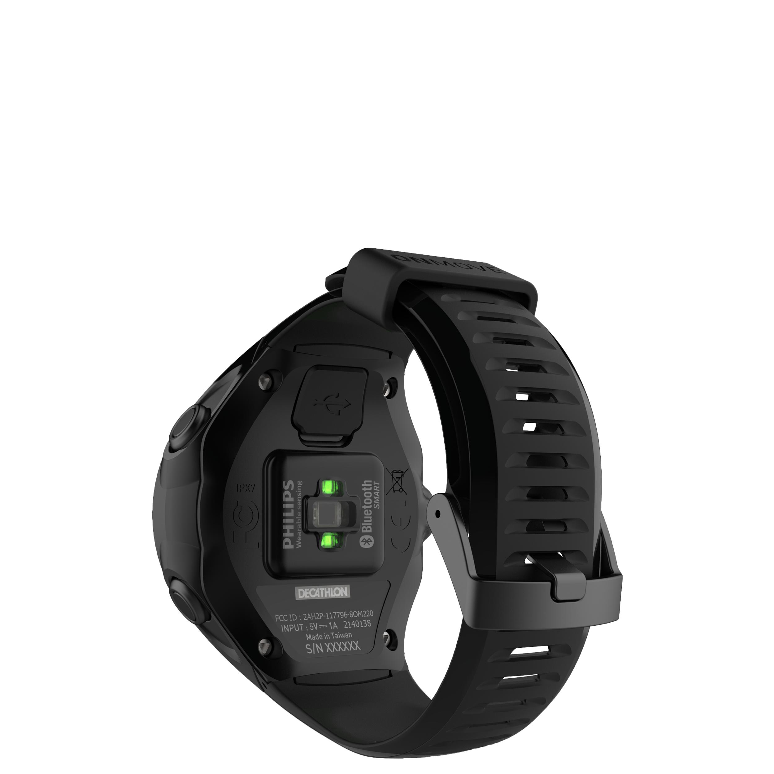 Wrist Strap GPS Running Watch ONmove 500 - Black 1/2