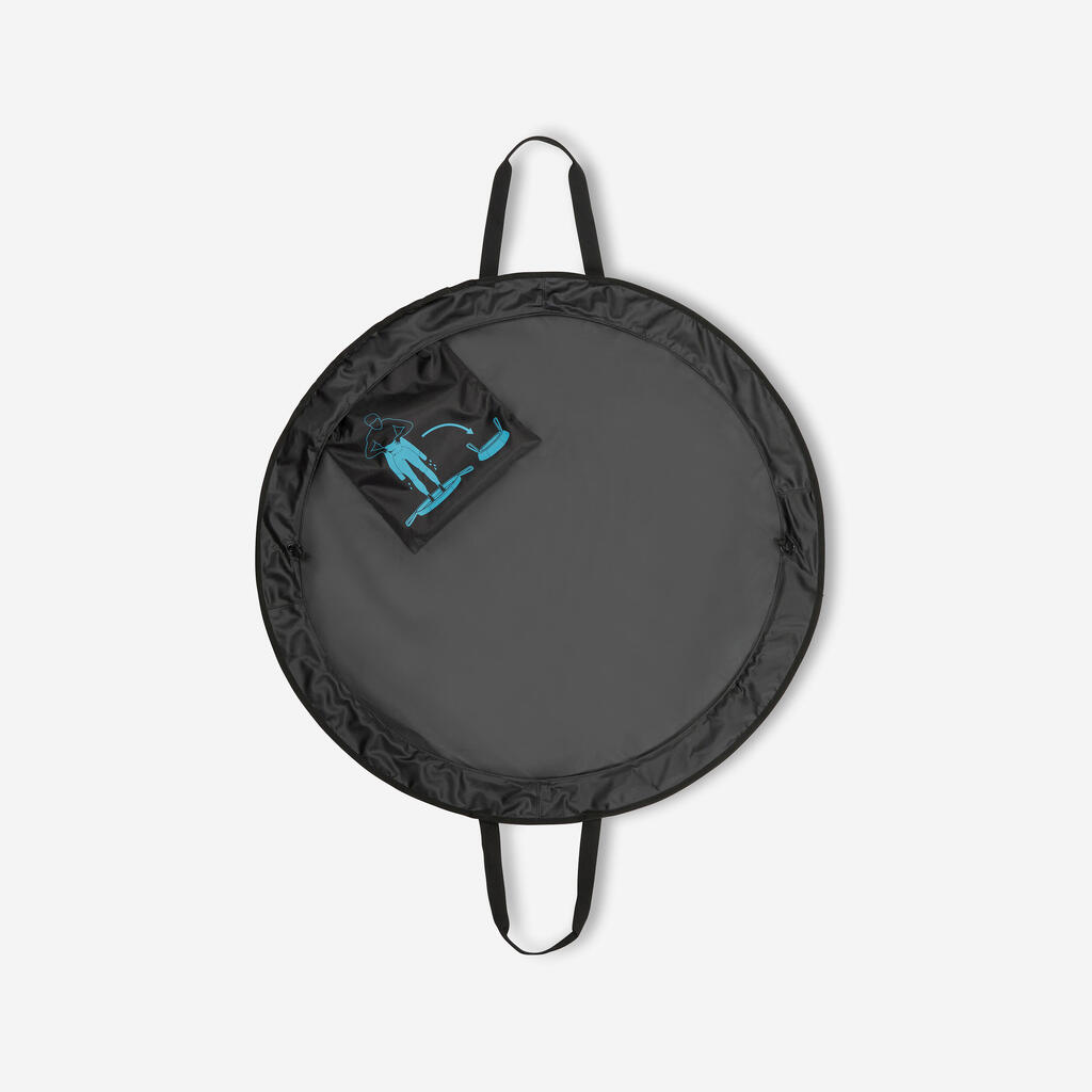 Bolsa impermeable para cambiarse y cargar el neopreno mojado Olaian WSB negro