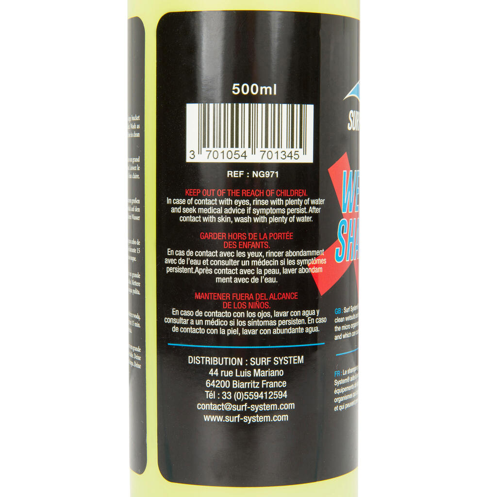 DISINFECTANT SHAMPOO for neoprene WETSUIT (500 ML)