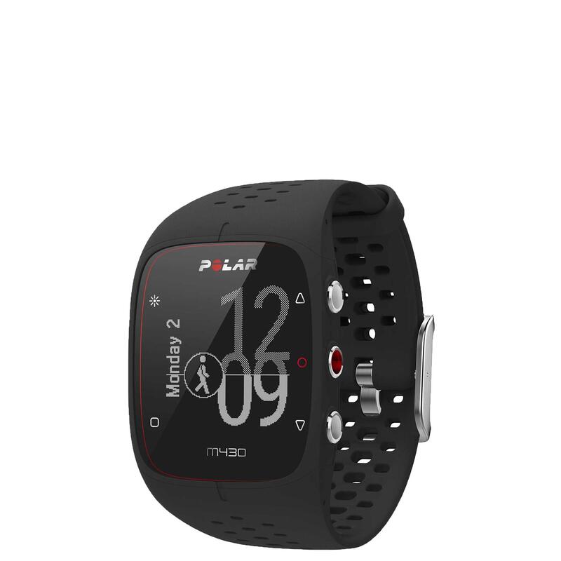 M430 GPS Running Heart Rate Monitor Watch - Black