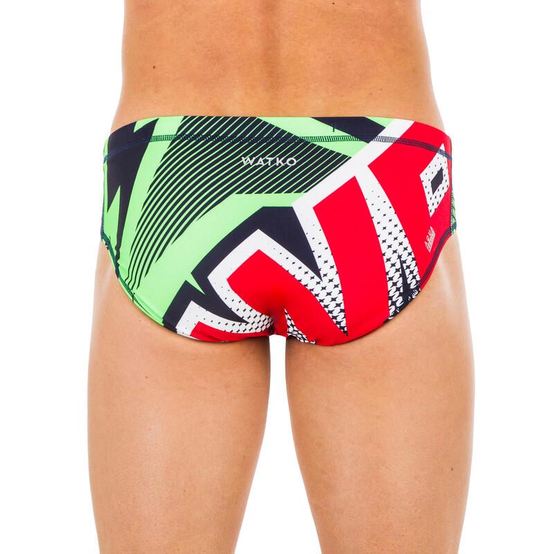 MAILLOT BAIN SLIP WATER POLO 500 HOMME MCROSS VERT