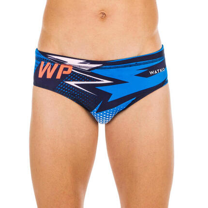 MAILLOT BAIN SLIP WATER POLO 500 HOMME MCROSS BLUE