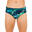 SLIP DE BAIN WATER POLO HOMME SHARK VERT