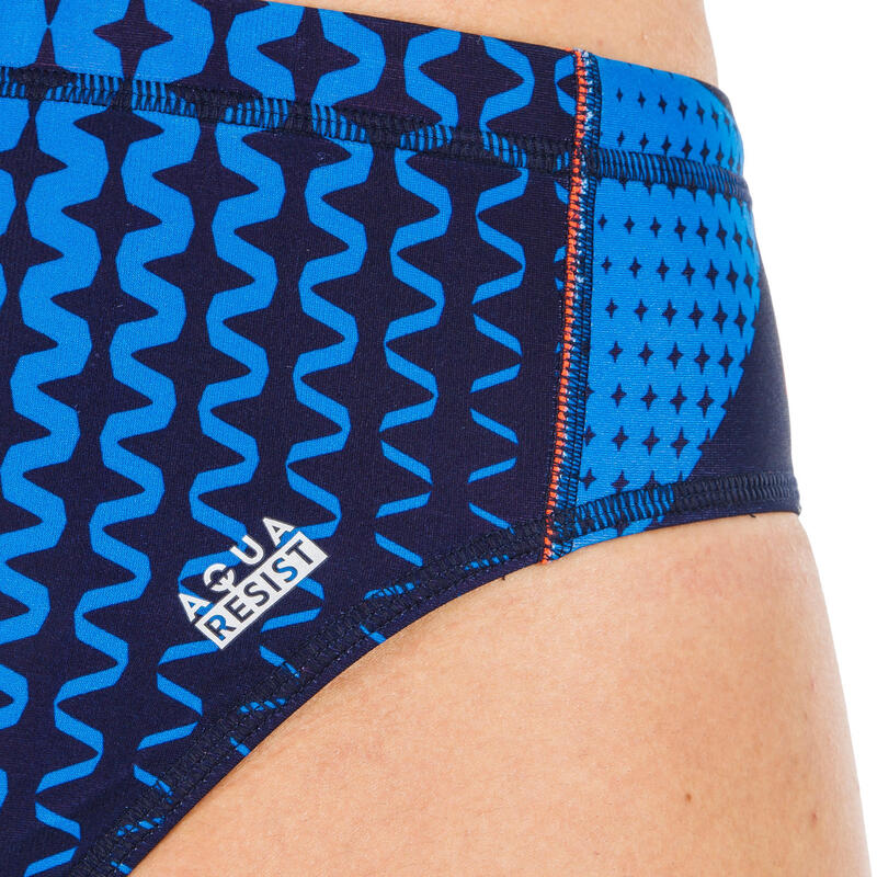 Badehose Slip Wasserball Mcross Herren blau