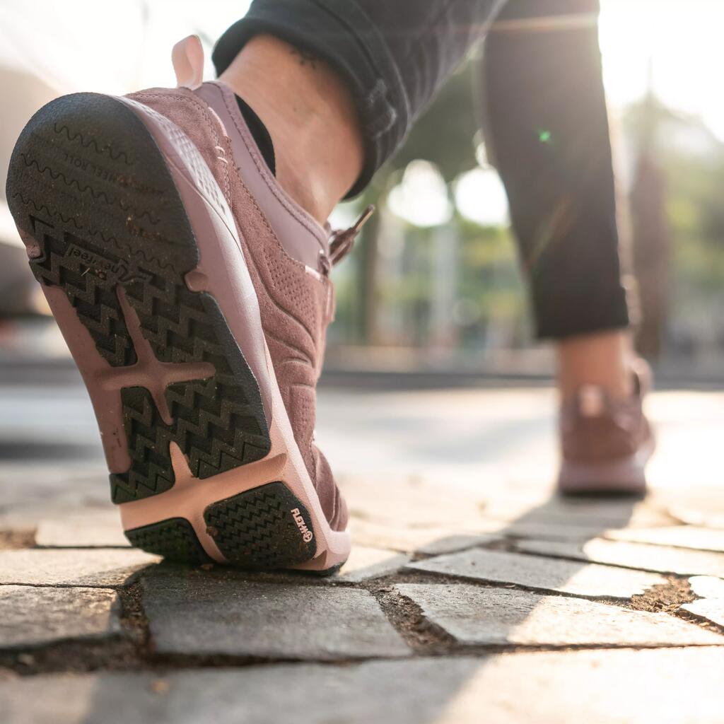 Women's City Walking Shoes Actiwalk Comfort Leather - pink