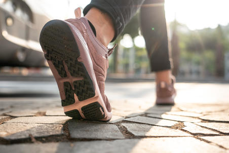 Жіночі кросівки Actiwalk Comfort для спортивної ходьби, шкіряні - Рожеві