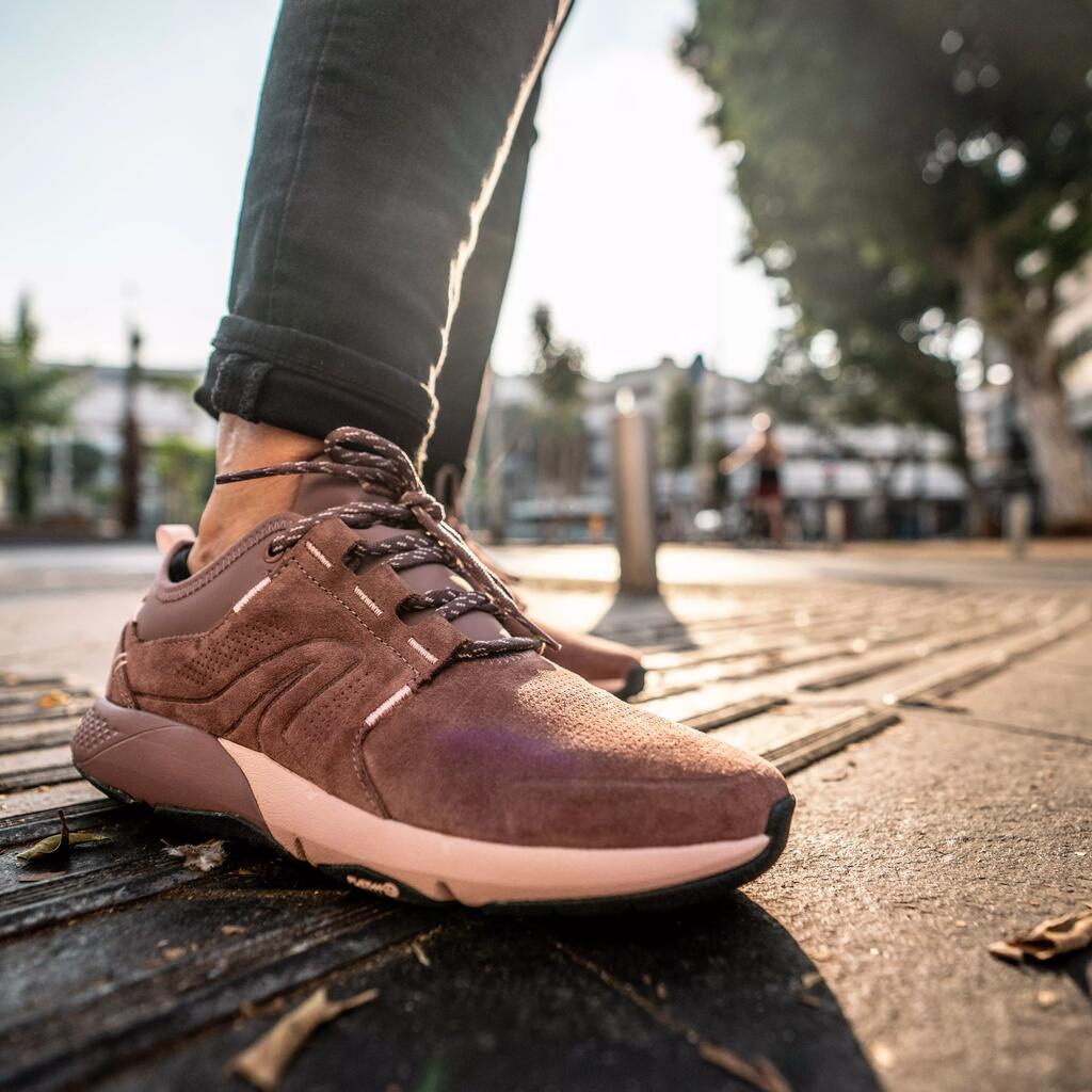 Women's City Walking Shoes Actiwalk Comfort Leather - pink