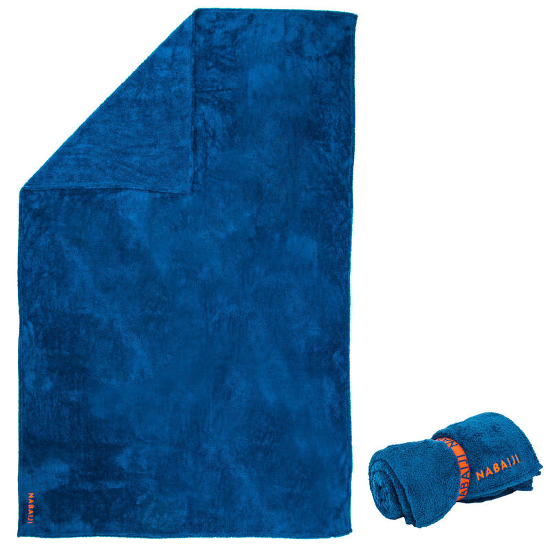 Ručník z mikrovlákna velikost XL 110 × 175 cm modrý