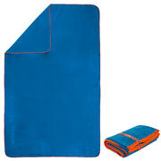 Swimming Microfibre Towel Size L 80 x 130 cm Blue Petrol