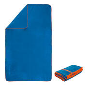 Swimming Microfibre Towel Size M 60 x 80 cm - Blue