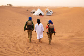 Trekking dans le désert marocain : itinéraires et conseils