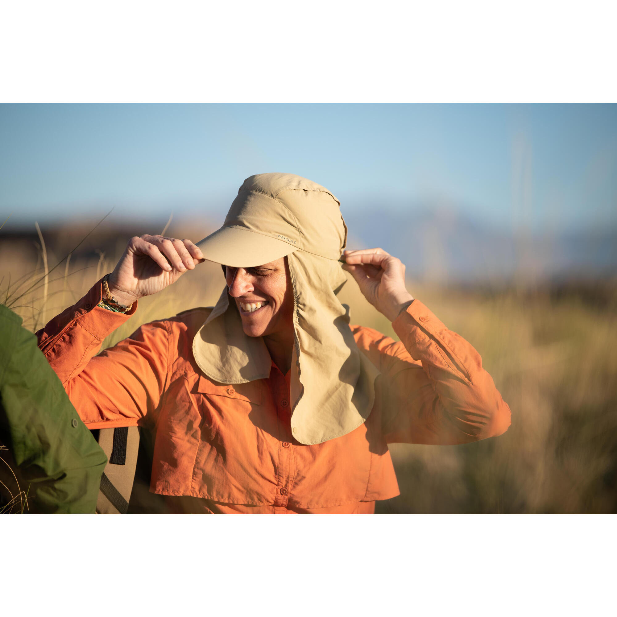 Trekking DESERT 900 anti-UV brown desert cap