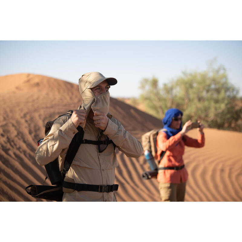 Uv-werende pet voor woestijntrekking Desert 900 bruin