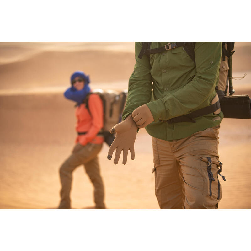 Gants anti-UV de Trekking désert DESERT 900 MARRON
