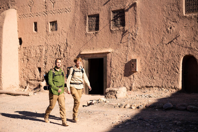 Koszula trekkingowa damska z długim rękawem Desert 900 anty-UV