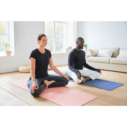 Camiseta yoga manga larga seamless Hombre Kimjaly negro KIMJALY | Decathlon