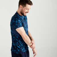 Cardio Training - T-shirt FTS 120 s10 AOP Azul DOMYOS - Partes de Cima Cardio Homem