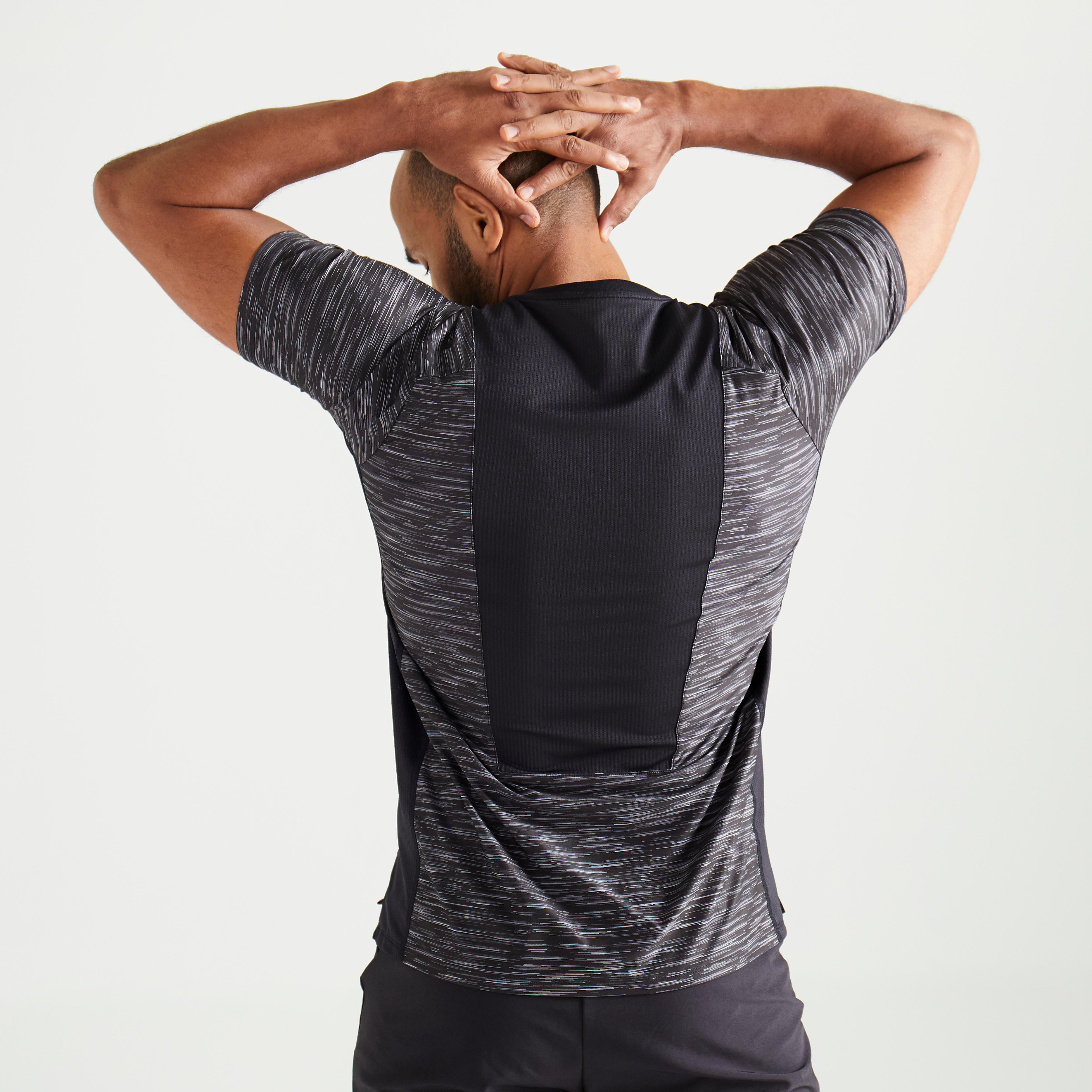 Men's Regular Mesh Back Fitness T-Shirt 