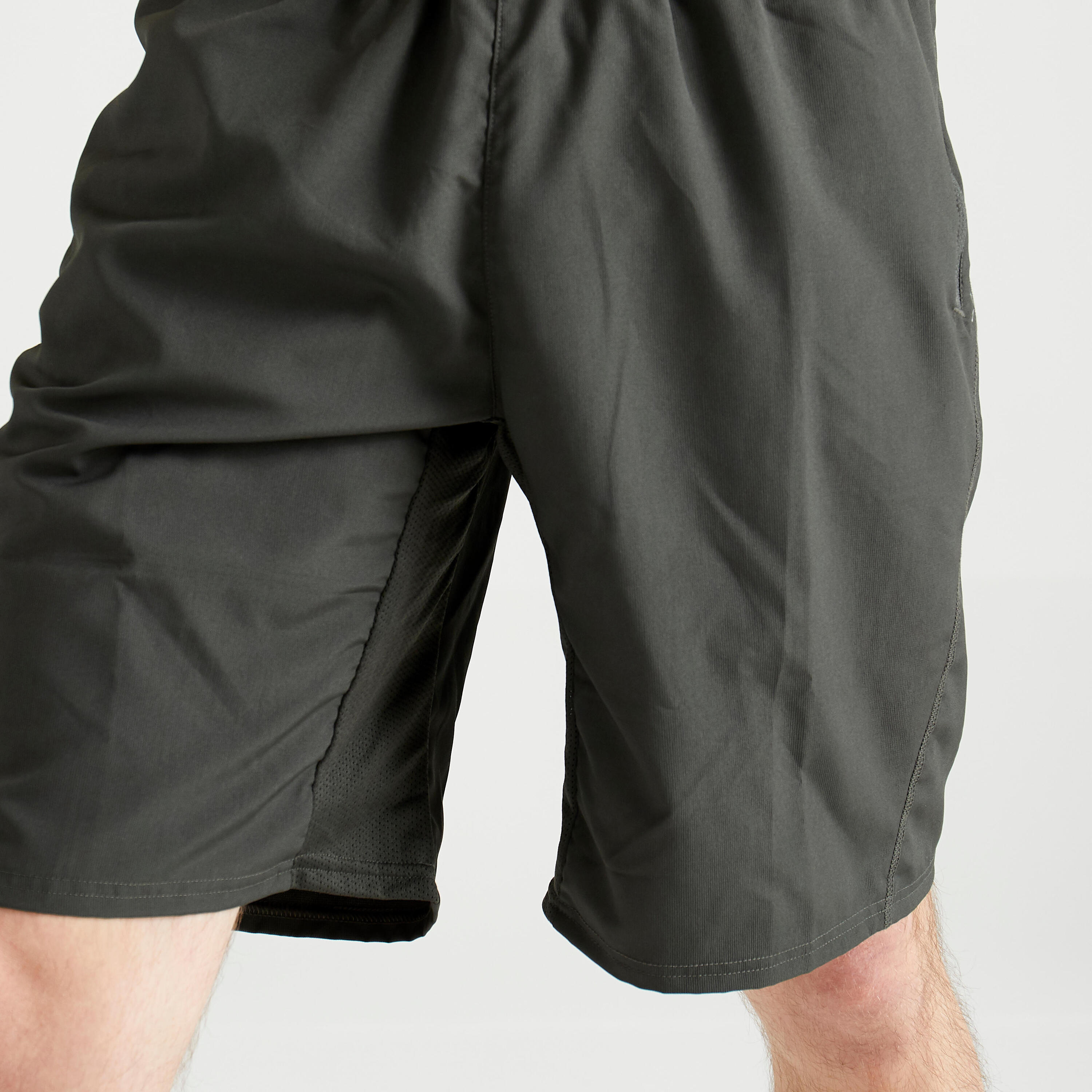 Cardio Fitness Shorts FST 120 - Green Khaki 3/6