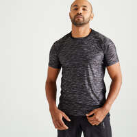 Cardio Training - T-shirt Cardio FTS 500 S10 Pr DOMYOS - Partes de Cima Cardio Homem