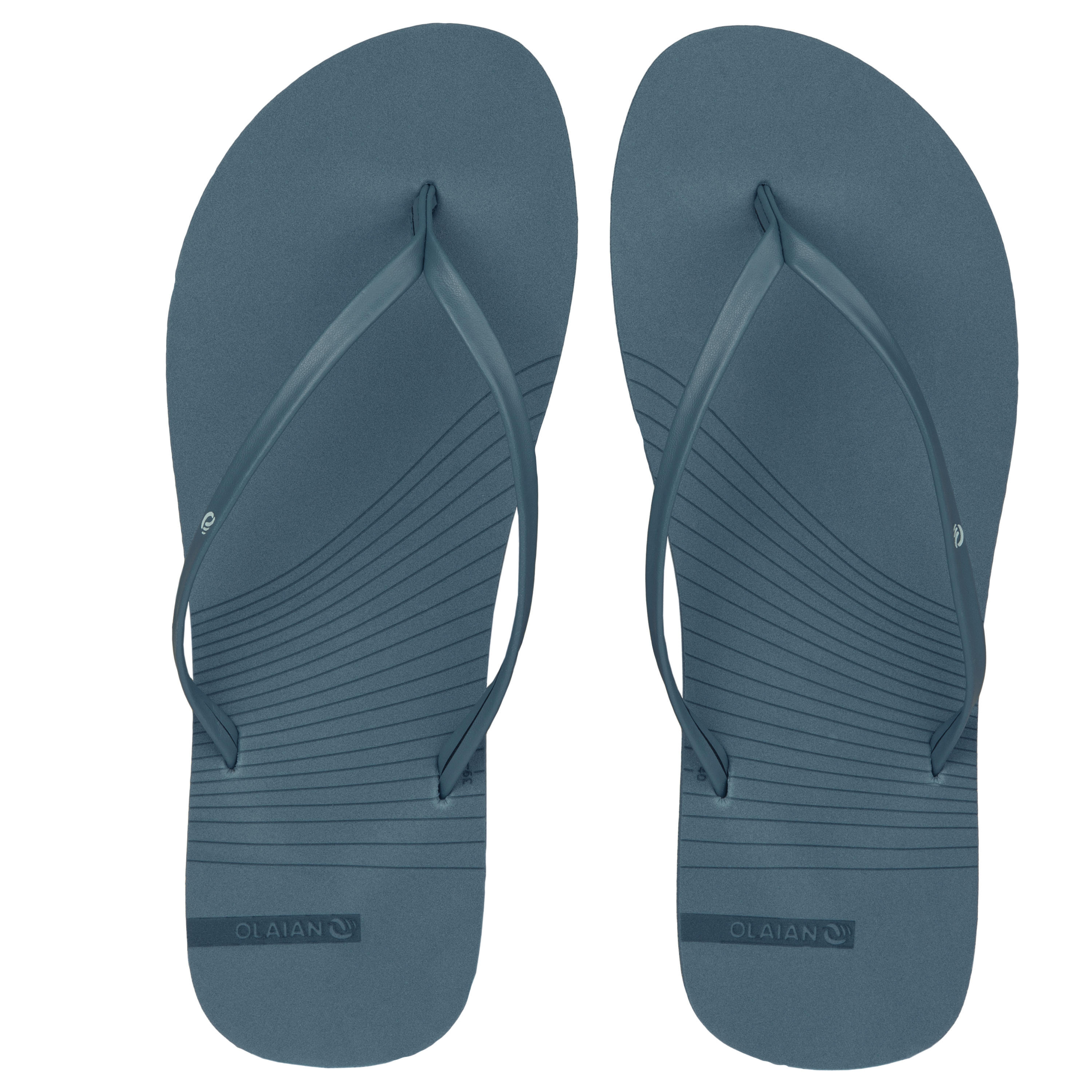 TONGS Femme 150 Bleu Gris 2/6
