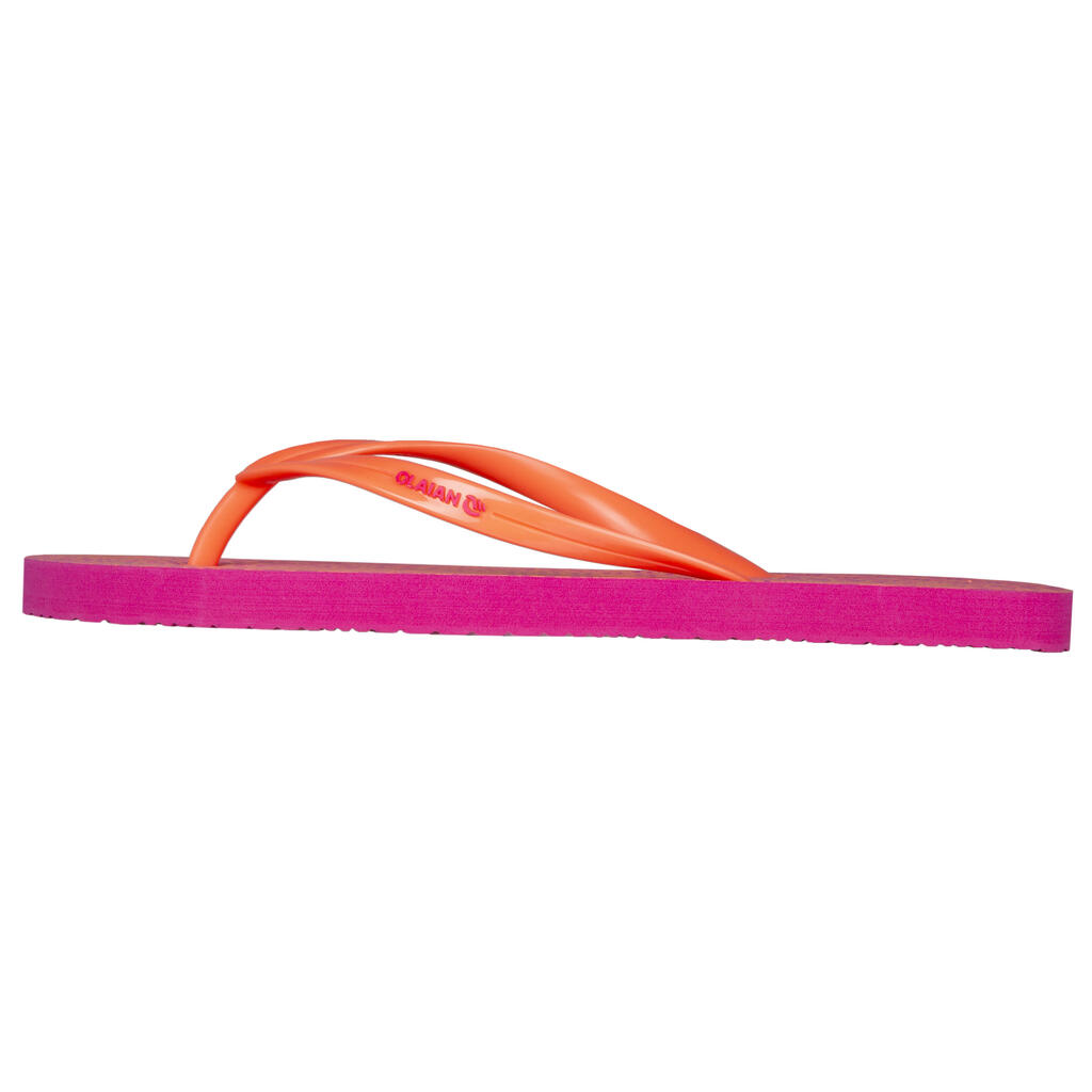 Tongs Femme - 120 W Ikat noir multicolore