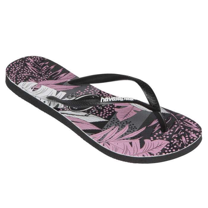 TONGS FEMME HAVAIANAS SLIM Surf Floral HAVAIANAS | Decathlon