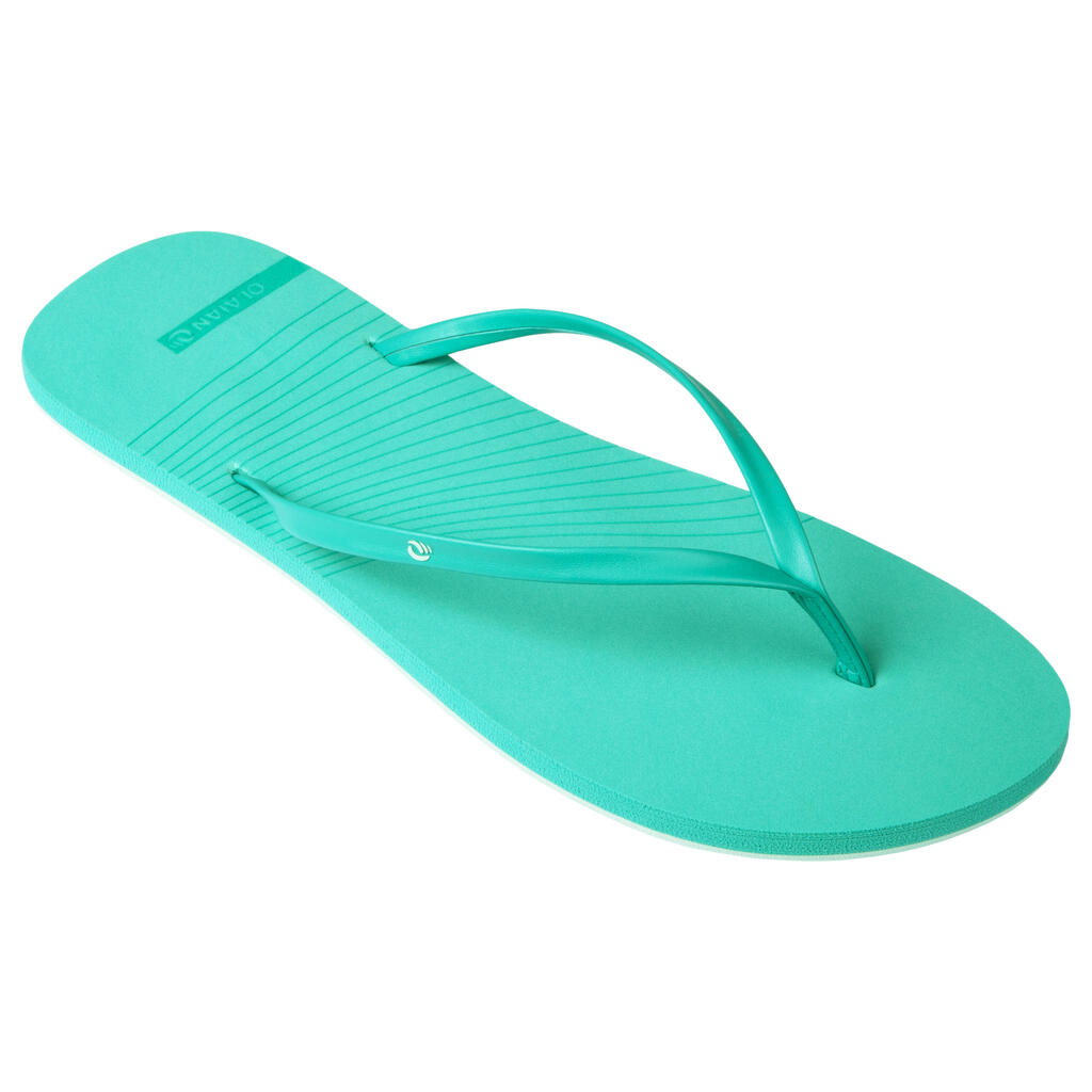 Women's flip-flops 150 - turquoise