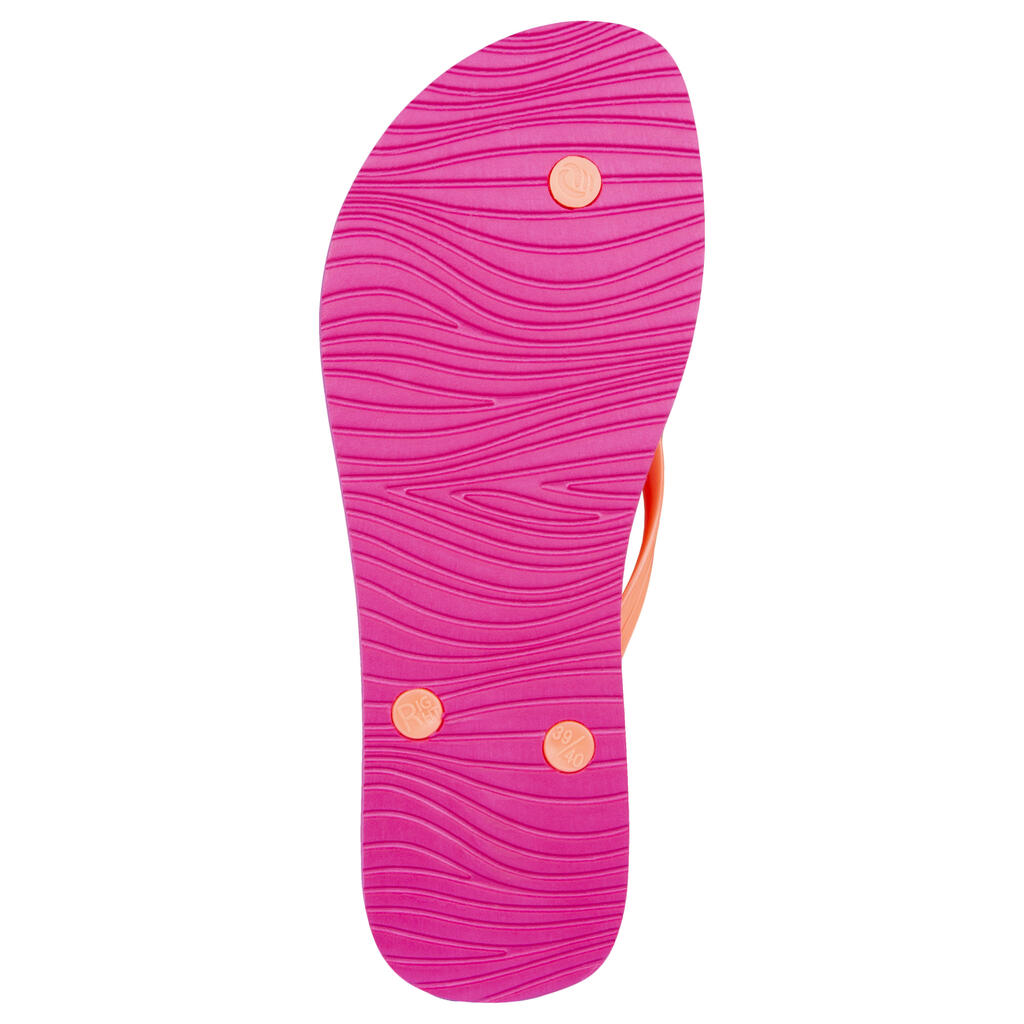 Tongs Femme - 120 W Ikat noir multicolore