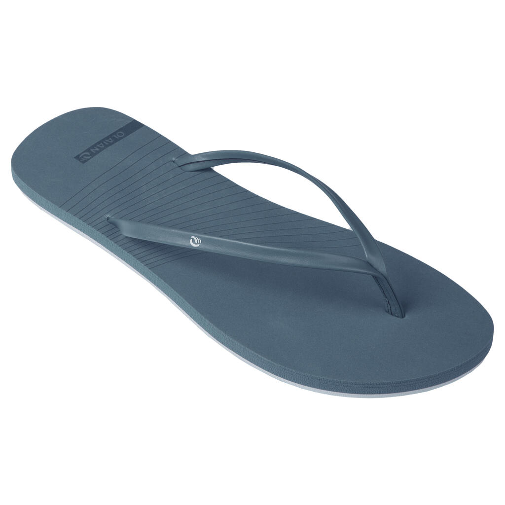 TONGS Femme 150 Bleu Gris