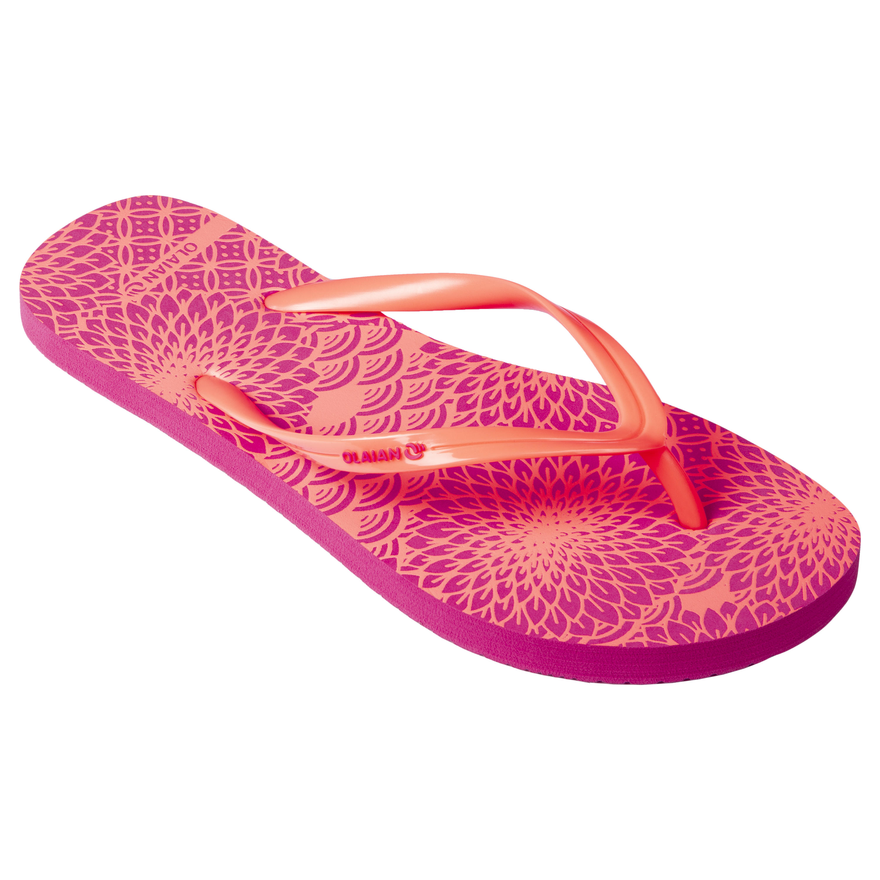 

Women'S Flip-Flops 120 - Chiri Pink -  By OLAIAN | Decathlon