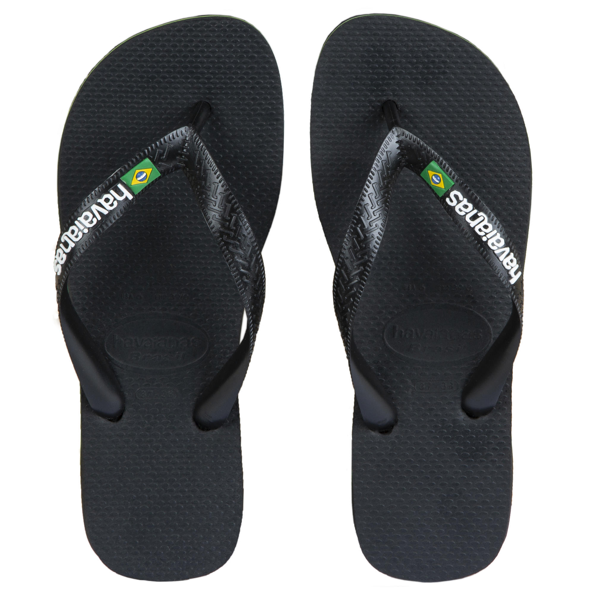 TONGS HOMME HAVAIANAS BRASIL Logo Noir HAVAIANAS Decathlon