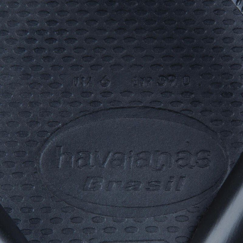 Zehensandalen Herren Havaianas Brasil Logo schwarz