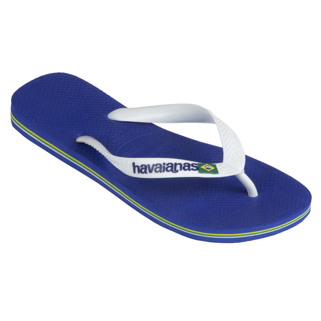 Мъжки джапанки HAVAIANAS с лого, тъмносини 