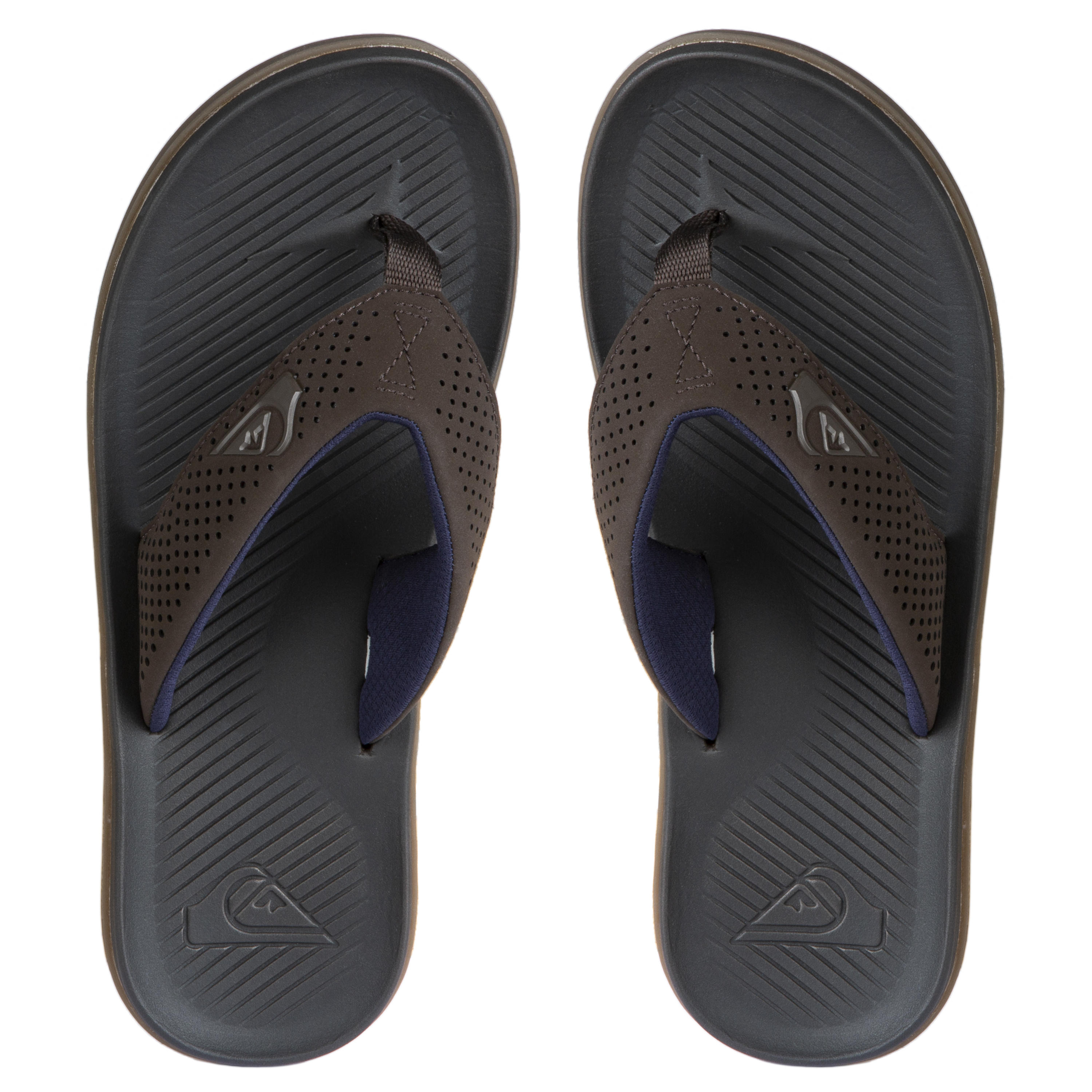 TONGS HOMME QUIKSILVER Haleiwa Marron 2/6