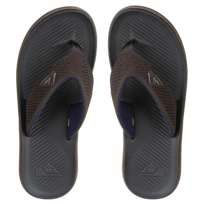 TONGS HOMME QUIKSILVER Haleiwa Marron QUIKSILVER | Decathlon