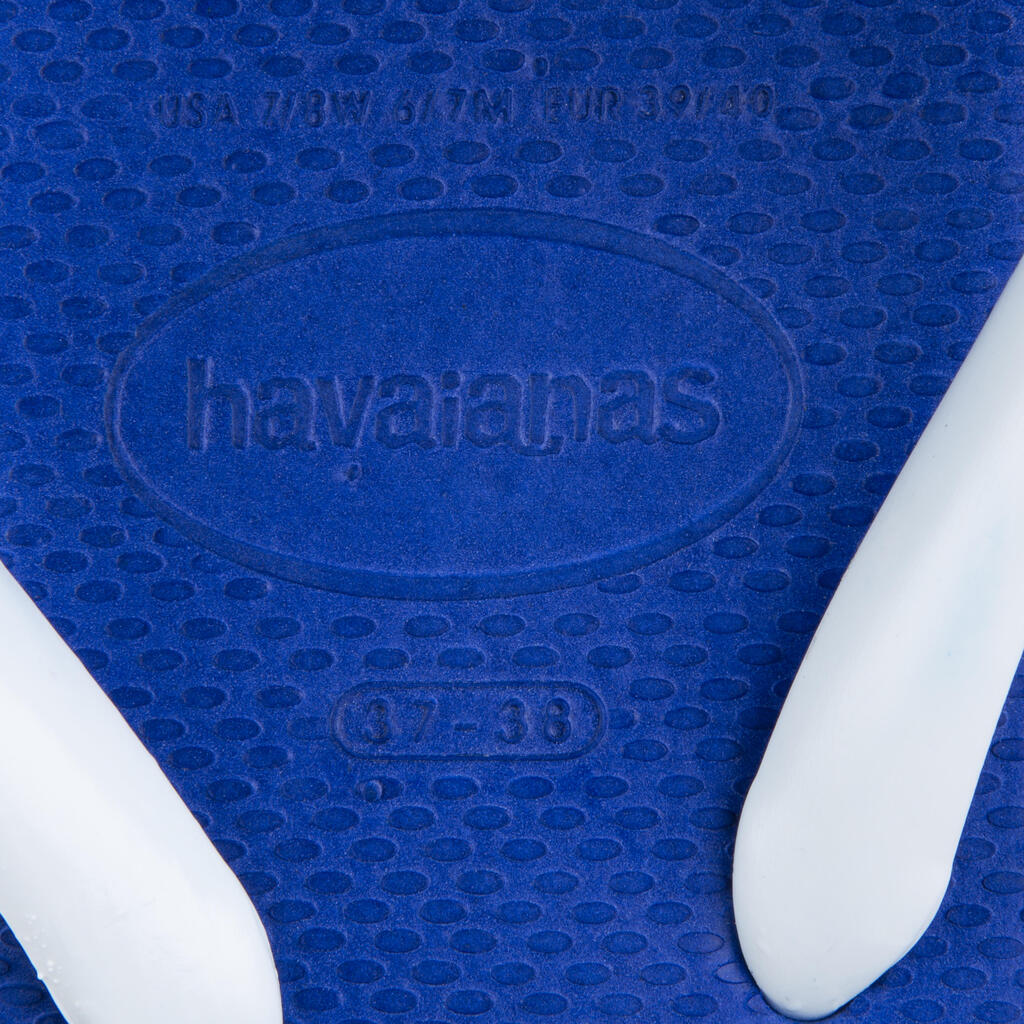 Мъжки джапанки HAVAIANAS с лого, тъмносини 