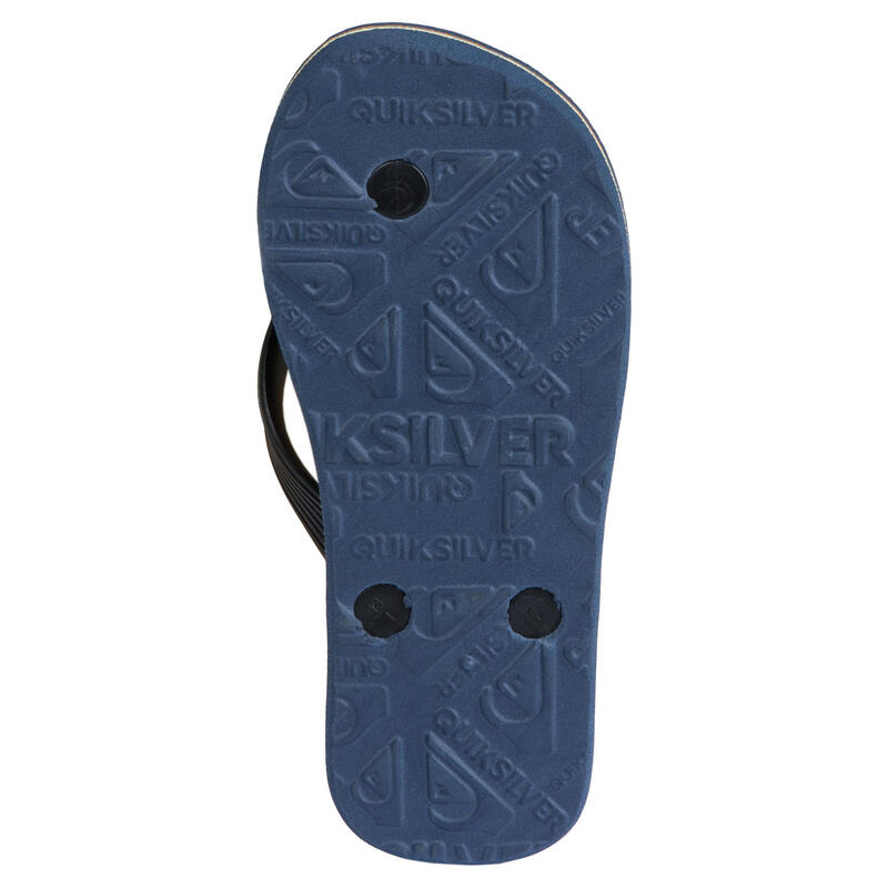 Chanclas playa Niño Quiksilver dedo azul marino negro