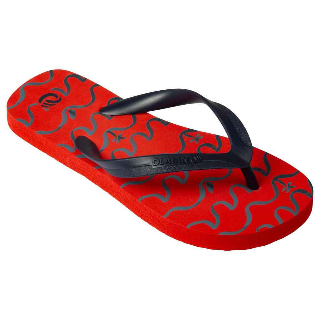 Boys' flip-flops 120 - ori red